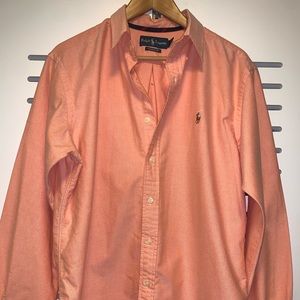 New Polo salmon colored shirt size Large